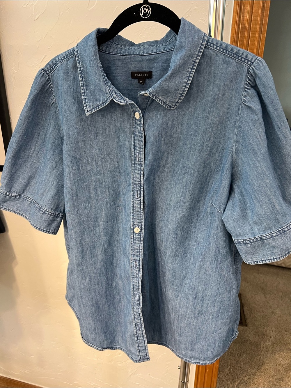 Talbots Light Blue Denim Shirt Jacket